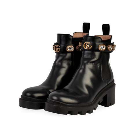 chelsea gucci|Gucci ankle boots women.